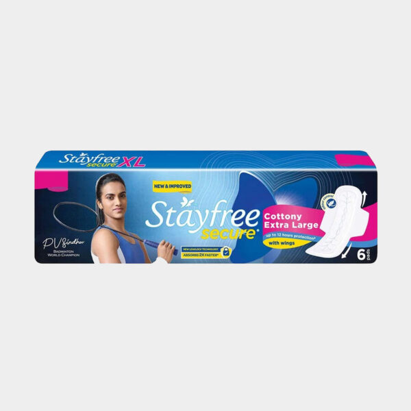 Stayfree Secure XL Sanitary Pad 6 Pads